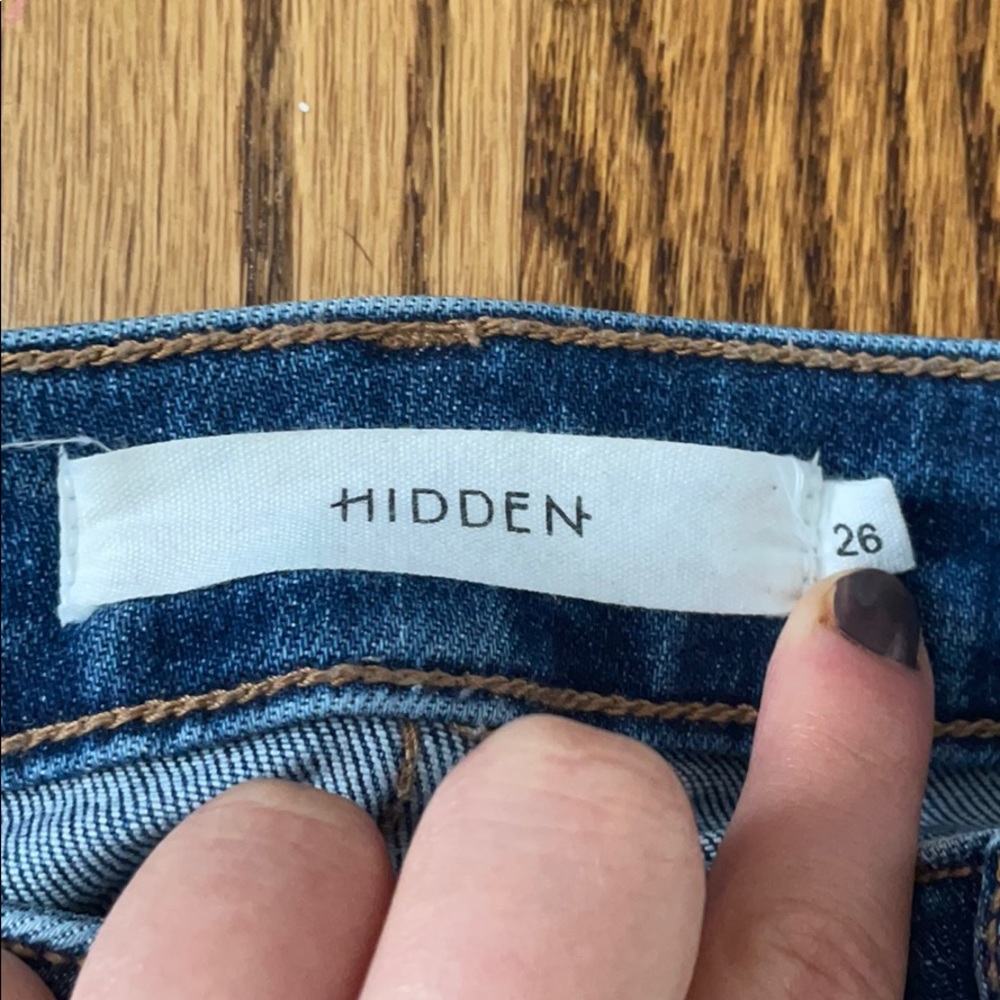 High Waisted Ripped Skinny Jeans - Picture 3 of 5